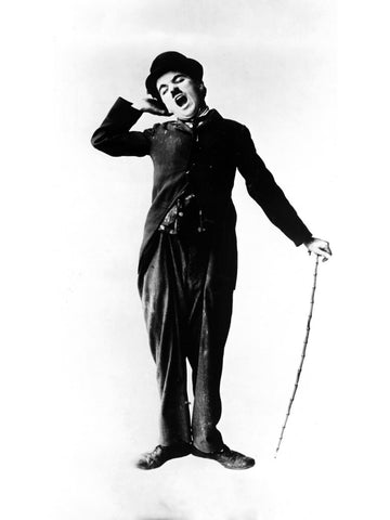 Tallenge Hollywood Collection - Charlie Chaplin - The Tramp - Vintage Photograph - Life Size Posters by Joel Jerry