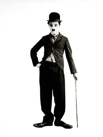 Tallenge Hollywood Collection - Charlie Chaplin - The Tramp II - Vintage Photograph - Life Size Posters
