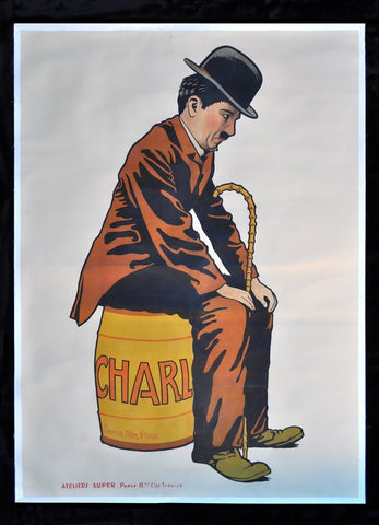 Tallenge Hollywood Collection - Charlie Chaplin - Vintage Poster - Life Size Posters by Bethany Morrison
