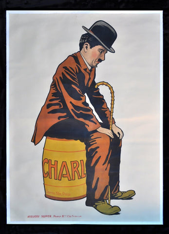 Tallenge Hollywood Collection - Charlie Chaplin - Vintage Poster by Bethany Morrison
