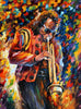 Tallenge Music Collection - Jazz Legends - Miles Davis Painting II - Canvas Prints