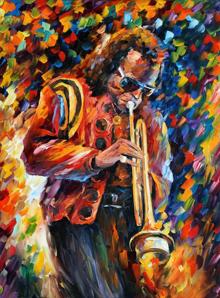 Tallenge Music Collection - Jazz Legends - Miles Davis Painting II - Canvas Prints