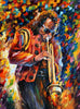 Tallenge Music Collection - Jazz Legends - Miles Davis Painting II - Large Art Prints