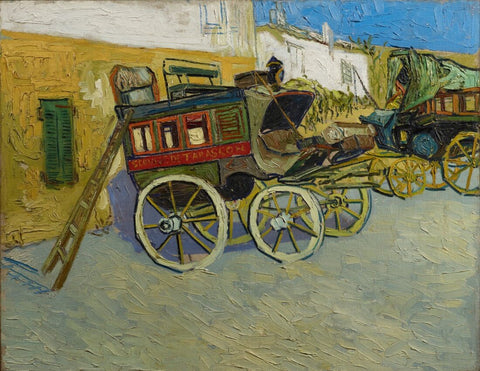 Tarascon Stagecoach, 1888 by Vincent Van Gogh