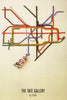 Tate Gallery By Tube - London Underground - Large Art Prints