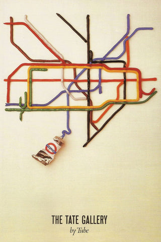 Tate Gallery By Tube - London Underground by Contemporary