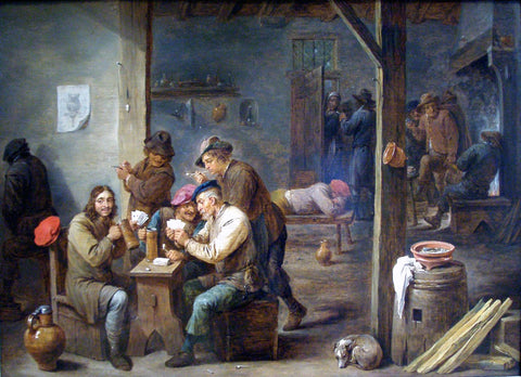 Tavern Scene - Canvas Prints