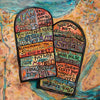 Ten Commandments - Contemporary Christian Art Painting - Canvas Prints