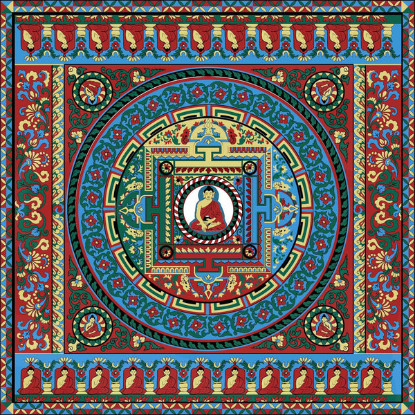 Thanka - A Tibetan Buddhist Painting - Canvas Prints