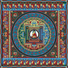 Thanka - A Tibetan Buddhist Painting - Framed Prints