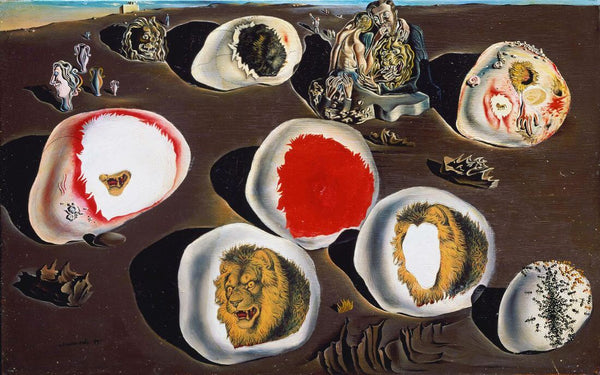 The Accommodations Of Desire ( Las acomodaciones del deseo ) - Salvador Dali Painting - Surrealism Art - Art Prints