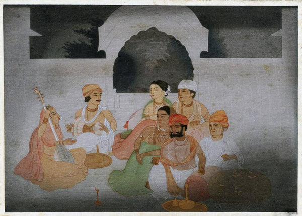 The Artist's Family 1905 - Abanindranath Tagore - Canvas Prints