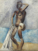 The Bather (Le baigneur) – Pablo Picasso Painting - Canvas Prints