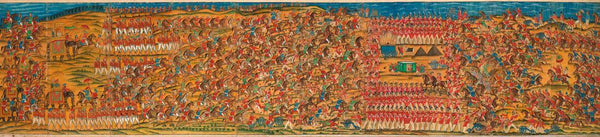 The Battle of Pollilur, India, Seringapatam, early 19th century - Canvas Prints