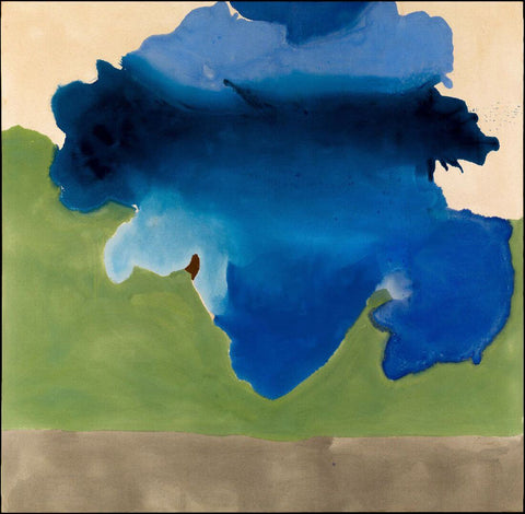 The Bay - Helen Frankenthaler - Abstract Expressionism Painting by Helen Frankenthaler