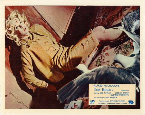 The Birds - Tippi Hedren - Alfred Hitchcock Classic Horror Suspense Film Poster - Posters