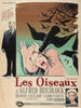 The Birds (Les Oiseaux - French Release) - Alfred Hitchcock Classic Suspense Film Poster - Large Art Prints