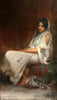 The Birdseller - Hemen Mazumdar - Indian Masters Painting - Canvas Prints