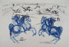 The Blue Riders - Salvador Dali Painting - Surrealism Art - Framed Prints