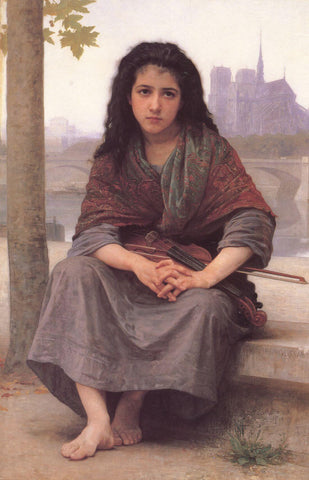 The Bohemian (La Bohème) – Adolphe-William Bouguereau Painting by William-Adolphe Bouguereau