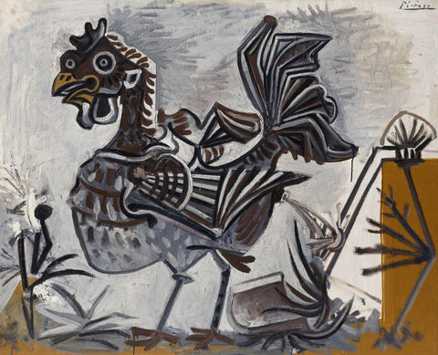 The Chicken (La Poule) – Pablo Picasso Painting by Pablo Picasso