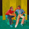 The Conversation - David Hockney -  Double Portrait Painting - Canvas Prints