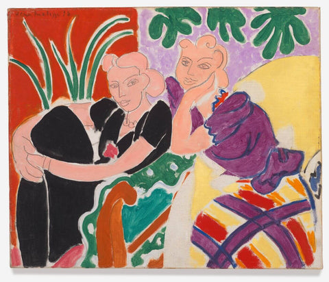 The Conversation (La conversation) - Henri Matisse - Canvas Prints