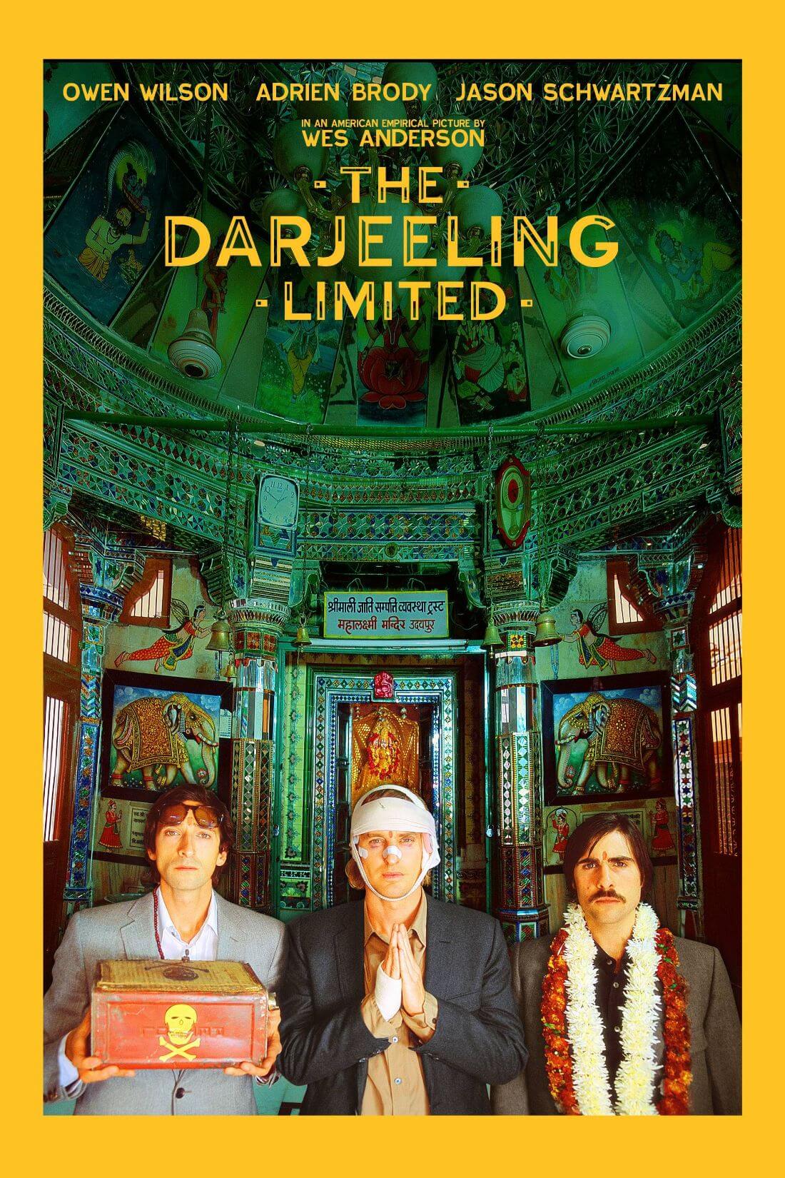 The Darjeeling limited poster film Wes Anderson Framed Print by