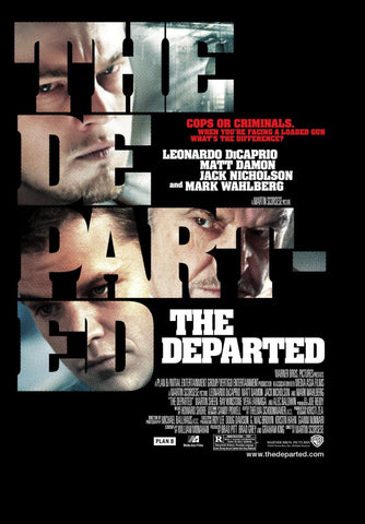 The Departed - Leonardo DiCaprio - Martin Scorsese Hollywood English Movie Poster by Kaiden Thompson