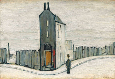 The Derelict House - Laurence Stephen Lowry RA - Posters by L S Lowry