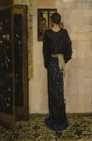 The Earring (Der Ohrring) - George Breitner - Dutch Impressionist Painting - Canvas Prints