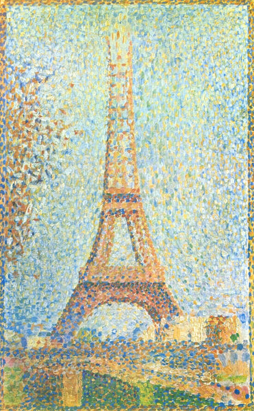 The Eiffel Tower - Georges Seurat - Canvas Prints