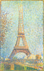 The Eiffel Tower - Georges Seurat - Canvas Prints