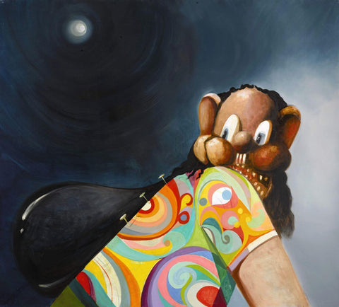 The Escaped Hippie - George Condo - Modern Abstract Art Painting - Life Size Posters