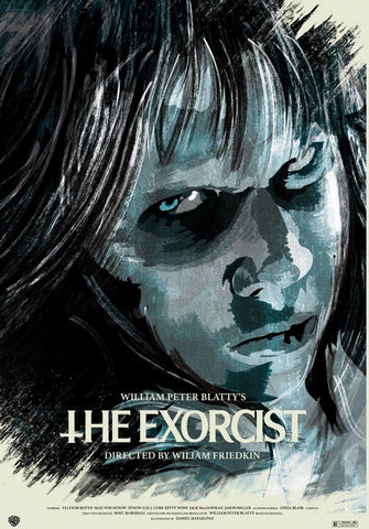 The Exorcist - 1973 Classic Horror Movie - Hollywood English Movie Art Poster - Canvas Prints