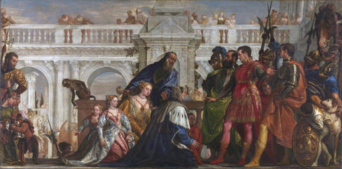 The Family Of Darius Before Alexander (La Famiglia Di Dario Davanti Ad Alessandro) - Paolo Veronese - 16th Century Masterpiece - Large Art Prints by Paolo Veronese