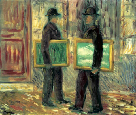 The Fifth Season(La cinquième saison) – René Magritte Painting – Surrealist Art Painting by Rene Magritte