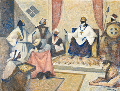 The First Hijra - Hussein Bikar Painting by Hussein Bicar