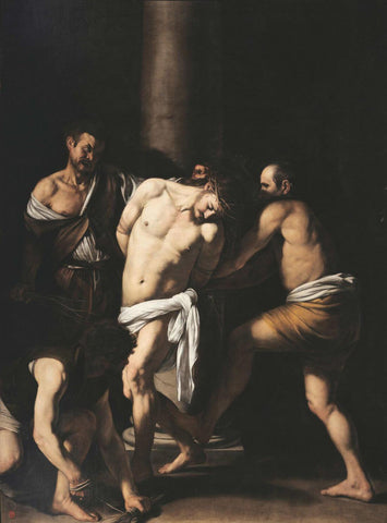 The Flagellation of Christ - Caravaggio - Posters by Caravaggio