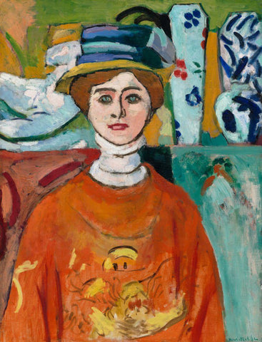 The Girl with Green Eyes - Henri Matisse - Posters by Henri Matisse