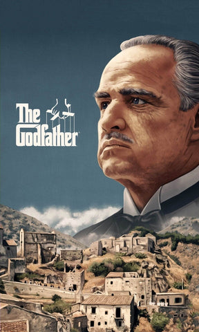 The Godfather - Hollywood Classic Movie Art Poster by Bethany Morrison