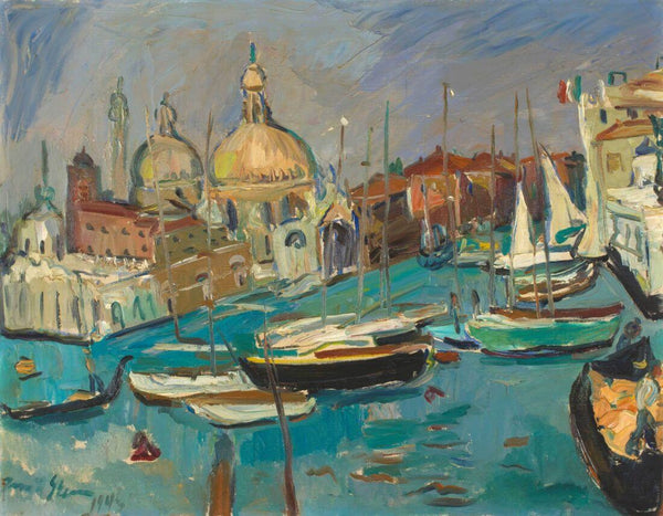 The Grand Canal Venice - Irma Stern - Landscape Painting - Posters