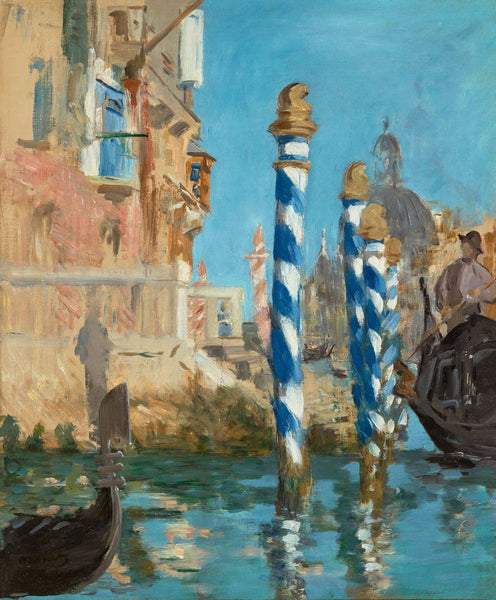 The Grand Canal in Venice - Edouard Manet - Impressionist Painting - Canvas Prints