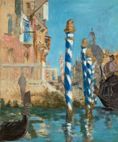 The Grand Canal in Venice - Edouard Manet - Impressionist Painting - Posters by Édouard Manet
