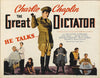 The Great Dictator - Charlie Chaplin - Hollywood Movie Original Release Poster - Large Art Prints