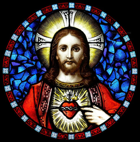 The Heart Of Jesus - Christian Art Painting - Posters by Christian Artworks