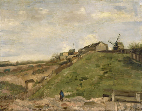 The Hill Of Montmatre With Quarry (De Heuvel Van Montmartre Met Steengroeve) - Vincent van Gogh - Large Art Prints by Vincent Van Gogh