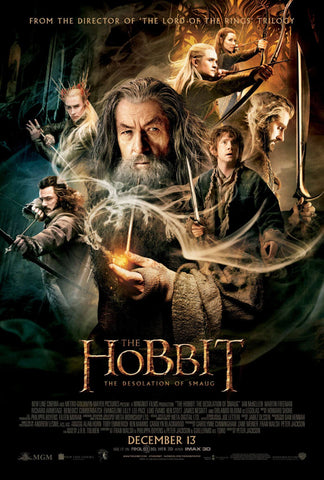 The Hobbit - The Desolation Of Smaug - Movie Poster - Large Art Prints