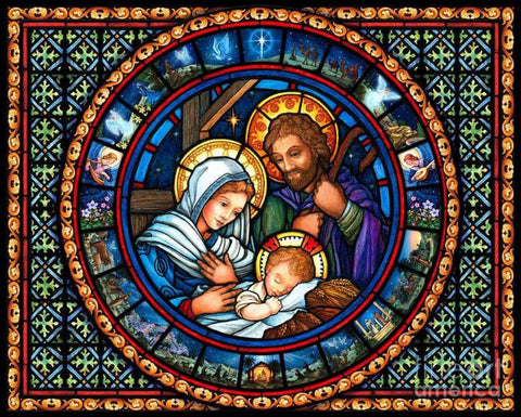 The Holy Family - Jesus Mary And Joseph - Christian Art Painting - Posters by Christian Artworks