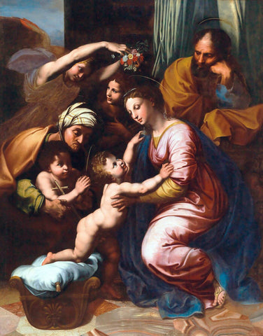 The Holy Family - Raphael - Renaissance Painting - Posters by Rafael